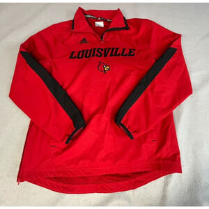 Adidas UoflL University Of Louisville Louie WindBreaker Pullover SMALL football